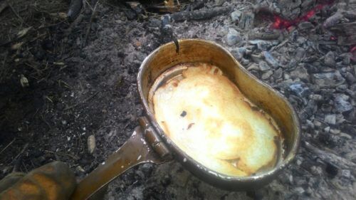Блины в походе. Готовим на костре