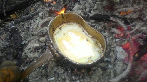 Блины в походе. Готовим на костре