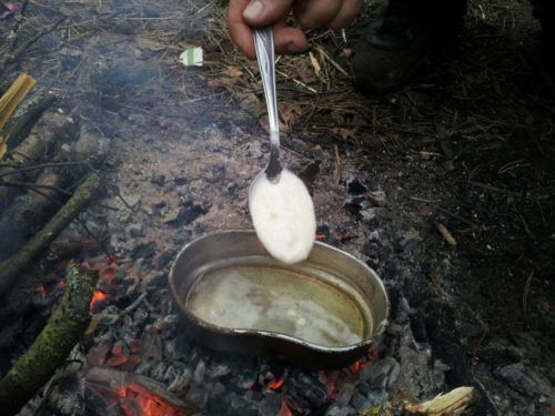 Блины в походе. Готовим на костре