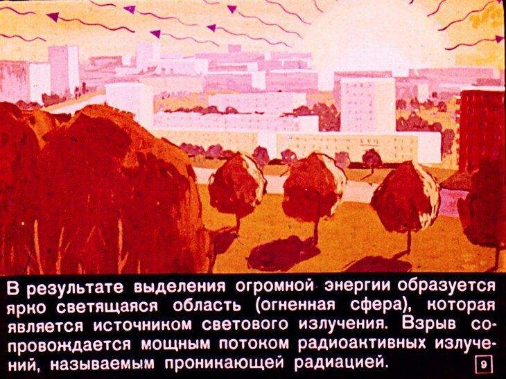 Что надо знать о ядерном оружии. Советский диафильм 1968 года