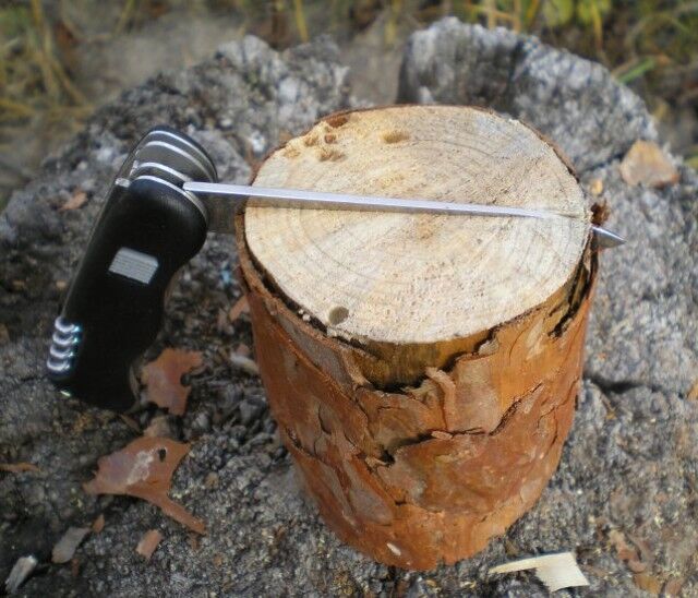 раскалываем бревнышко