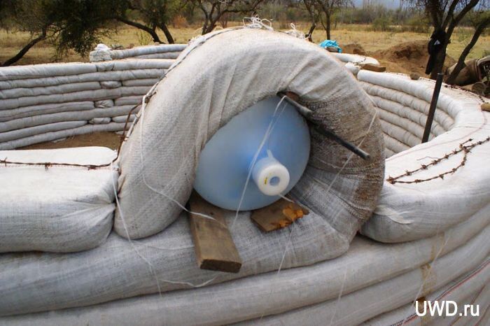 дома из мешков с землей