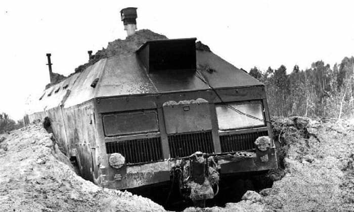 Экспериментальная военная техника: «Редут» — передвижной бункер на колёсах