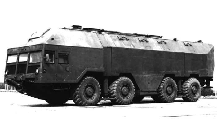 Экспериментальная военная техника: «Редут» — передвижной бункер на колёсах