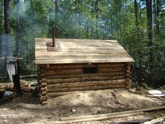 строительство зимовья