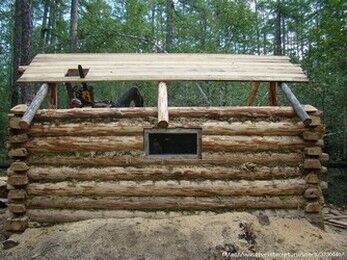 строительство зимовья