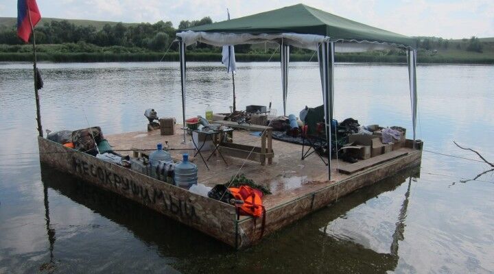 Как сделать плот своими руками