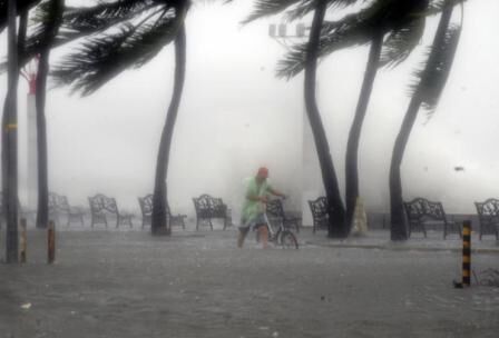 Ураган на тропическом острове