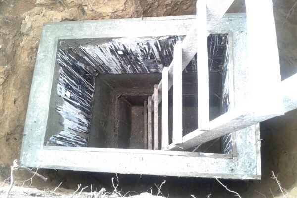 заливка колодца, бетонная шахта своими руками