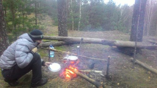 Личный опыт. Как сделать лавочку в лесу