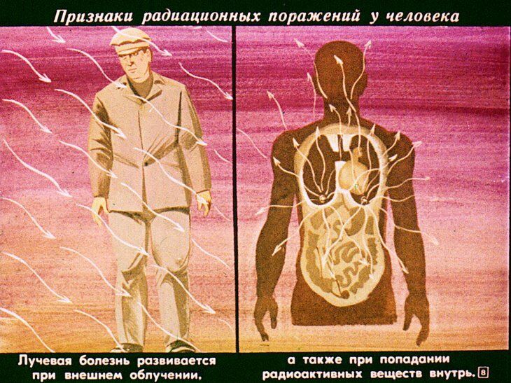 Первая медицинская помощь при радиационных и комбинированных поражениях. Диафильм СССР 1981