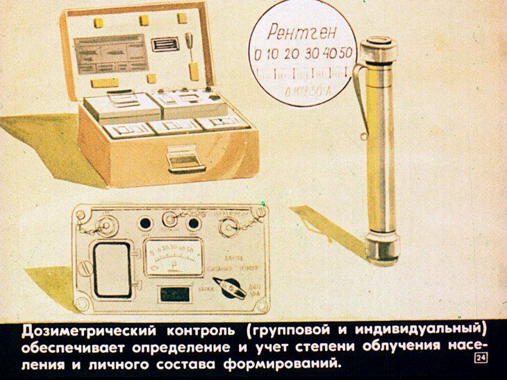 Первая медицинская помощь при радиационных и комбинированных поражениях. Диафильм СССР 1981