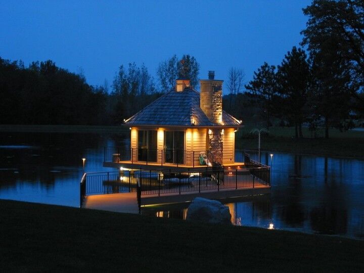 плавучие дома на воде