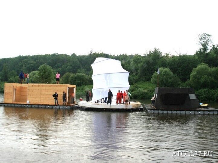 плавучие дома на воде