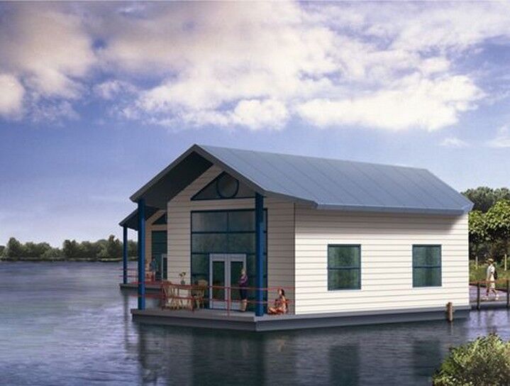 плавучие дома на воде