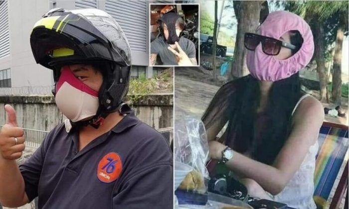 Самодельная защита от коронавируса. Фотоматериал о том, как люди пытаются защитить себя от пандемии